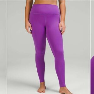 Lululemon Align 28” Leggings in Moonlit Magenta size 4